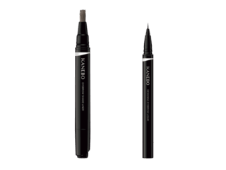 【EYEBROW】 柔らかで洗練された眉に。右から：2_カネボウ デザイニングアイブロウリクイッド LE1 ¥3,300 3_同 アイブロウシェイドライナー SL1 ¥3,850（共にカネボウインターナショナルDiv.）
