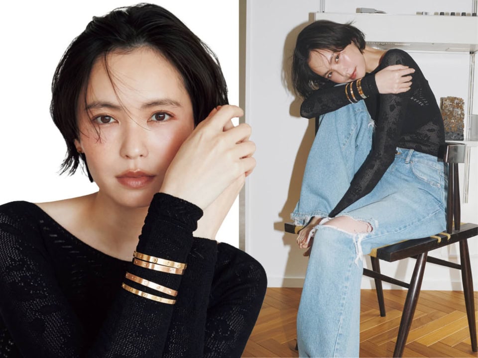 カルティエの「LOVE」ジュエリーには日焼け肌メイクが正解！パリジェンヌのような無造作な色気を