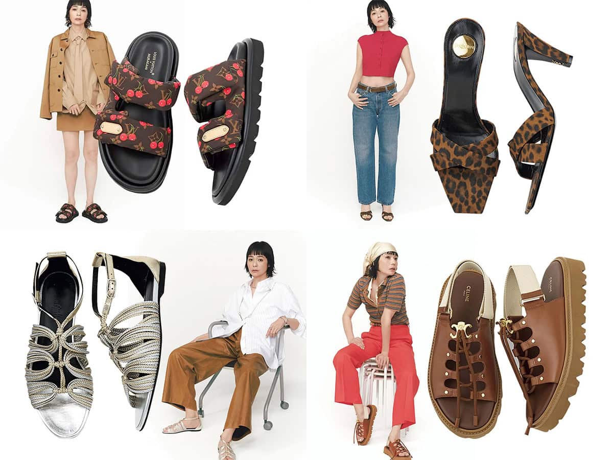 Dior ホワイト ロゴ シルバー サンダル リゾート 旬のスポーツ