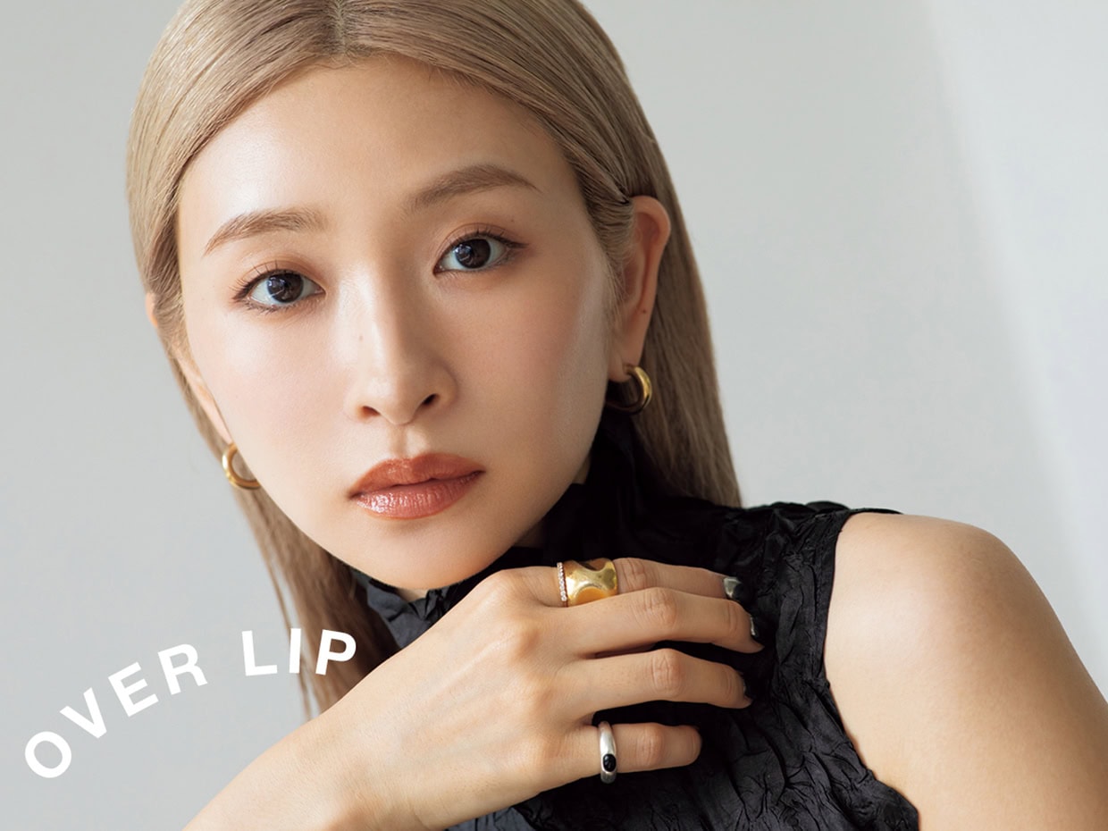 中村真理さんのオーバーめなLIPメイク