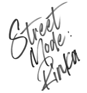 梨花 StreetModeタイポグラフィ