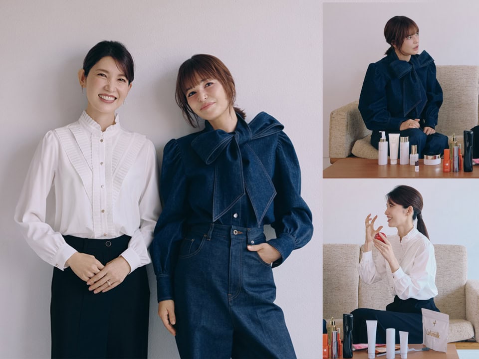 「自分の肌に必要なものを見極めることが一番の美容」梨花さんと友利新さん【推しコスメ対談】