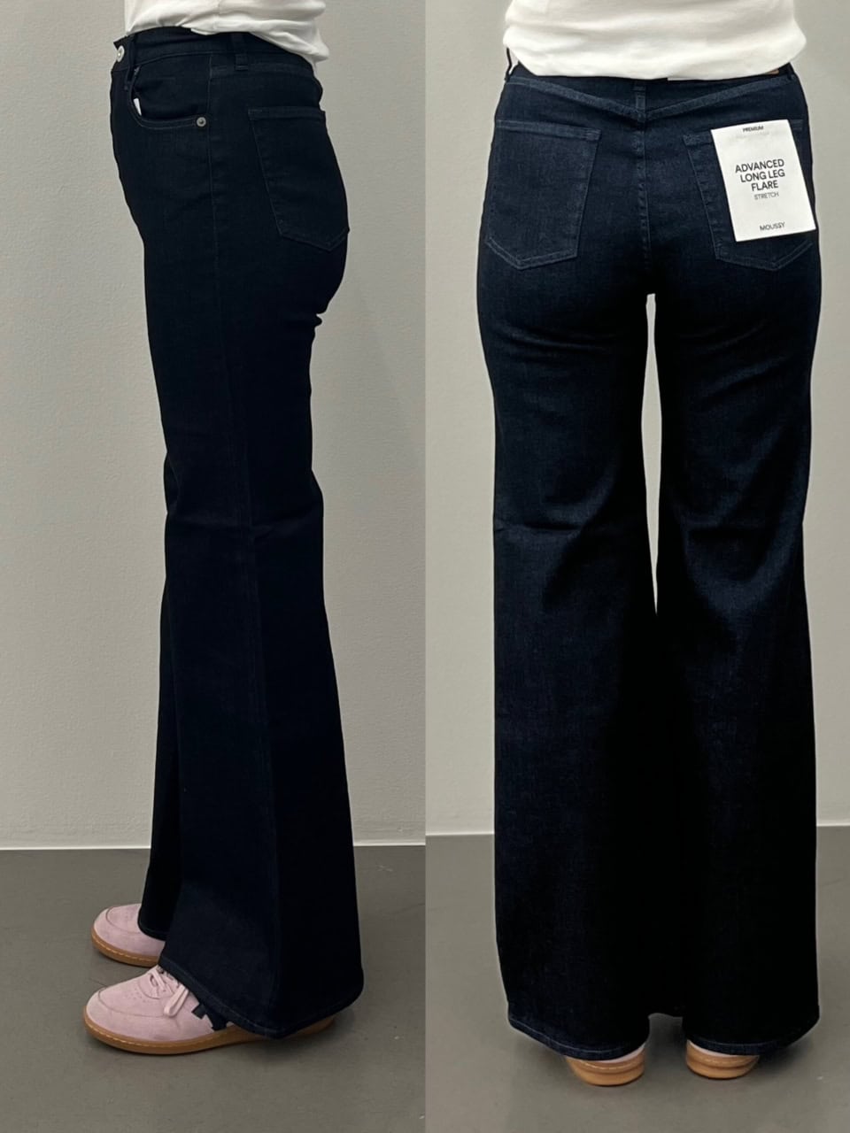 【ADVANCED LONG LEG FLARE】フレアシルエットでも脚のラインを強調しすぎないのは、大人にはうれしいですよね！