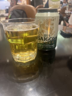 ディナーは市内で済ませていたので、最後に「BIA SAIGON LAGER」でベトナム旅を締めてみました！