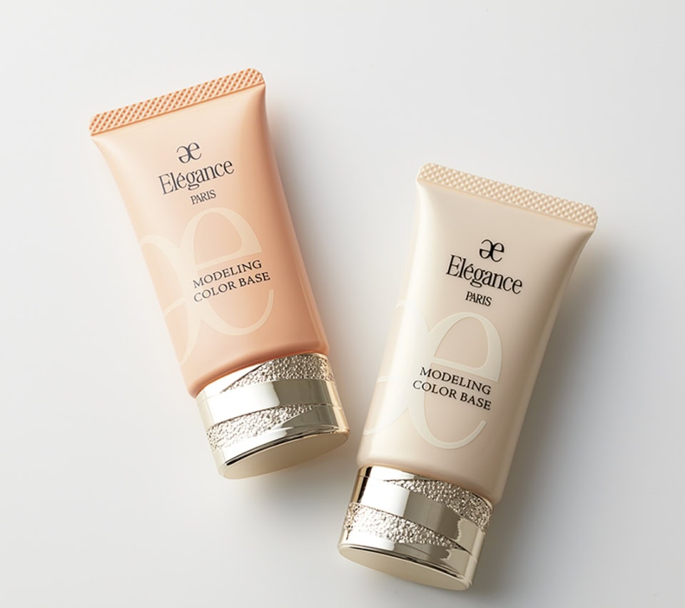 エレガンス モデリング カラーベース SPF25・PA＋＋ 30g 左から：OR200、BE902 各¥5,500（エレガンス コスメティックス・9月18日発売）
