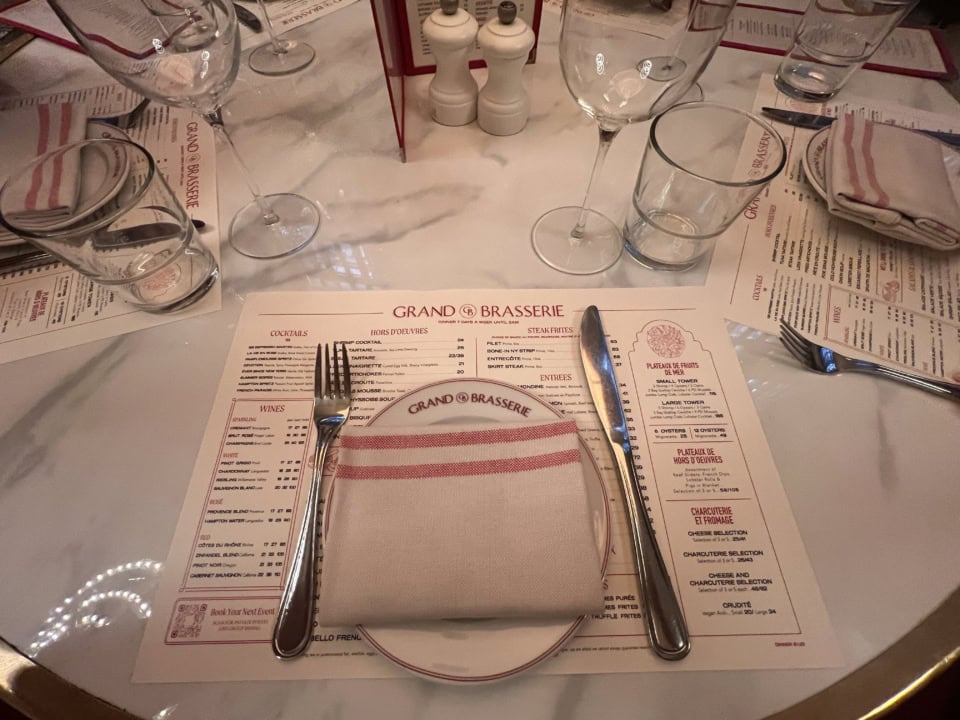 駅の中にある素敵なレストランGrand Brasserie！