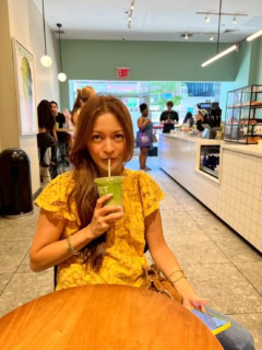 Blank Streetの抹茶ラテが美味しかったです。