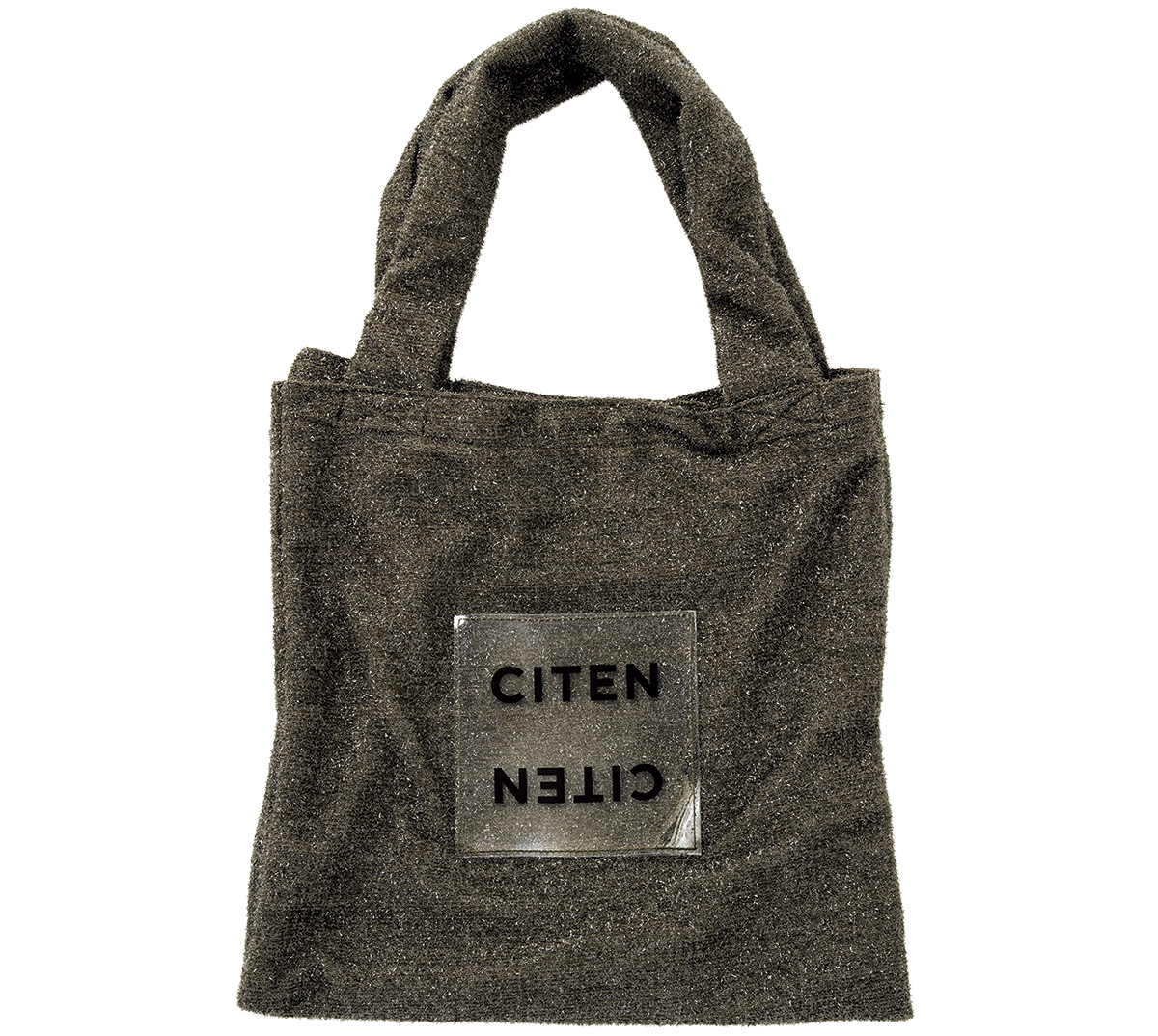 キラキラクリアロゴトートバッグ［H42×W41.5㎝］¥3,960