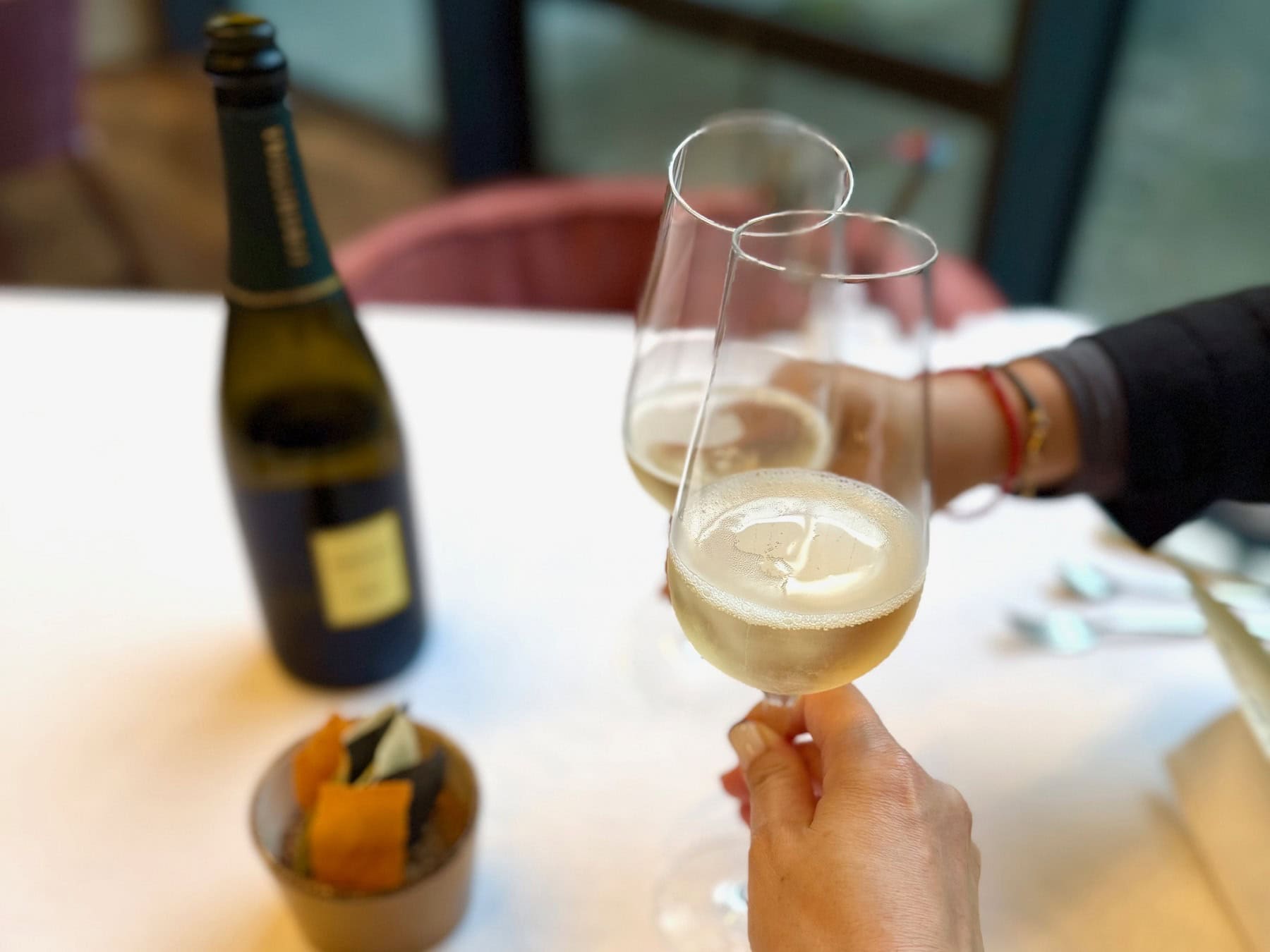 ペアリングワインは、ブリュットや貴醸酒など全8種。