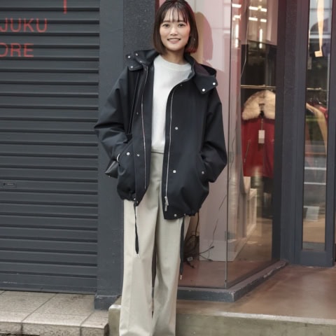 【40代スナップ】秋から寒い冬の日まで調節可能な「3WAYブルゾン」が優秀すぎ！｜安達あゆ実さん