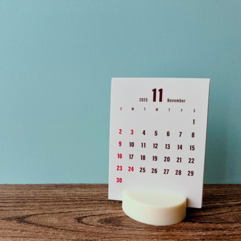 大安が5回。13日と24日は穏やかな一粒万倍日を満喫しましょう【2025年11月の吉日カレンダー】