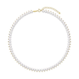 〈デインジャー〉ネックレス［K18YG×あこや真珠］¥1,058,200（TASAKI）