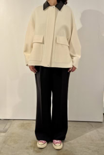 ジロンラムメルトンジャケット￥121,000（エブール）