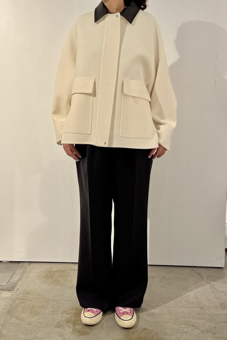 ジロンラムメルトンジャケット￥121,000（エブール）