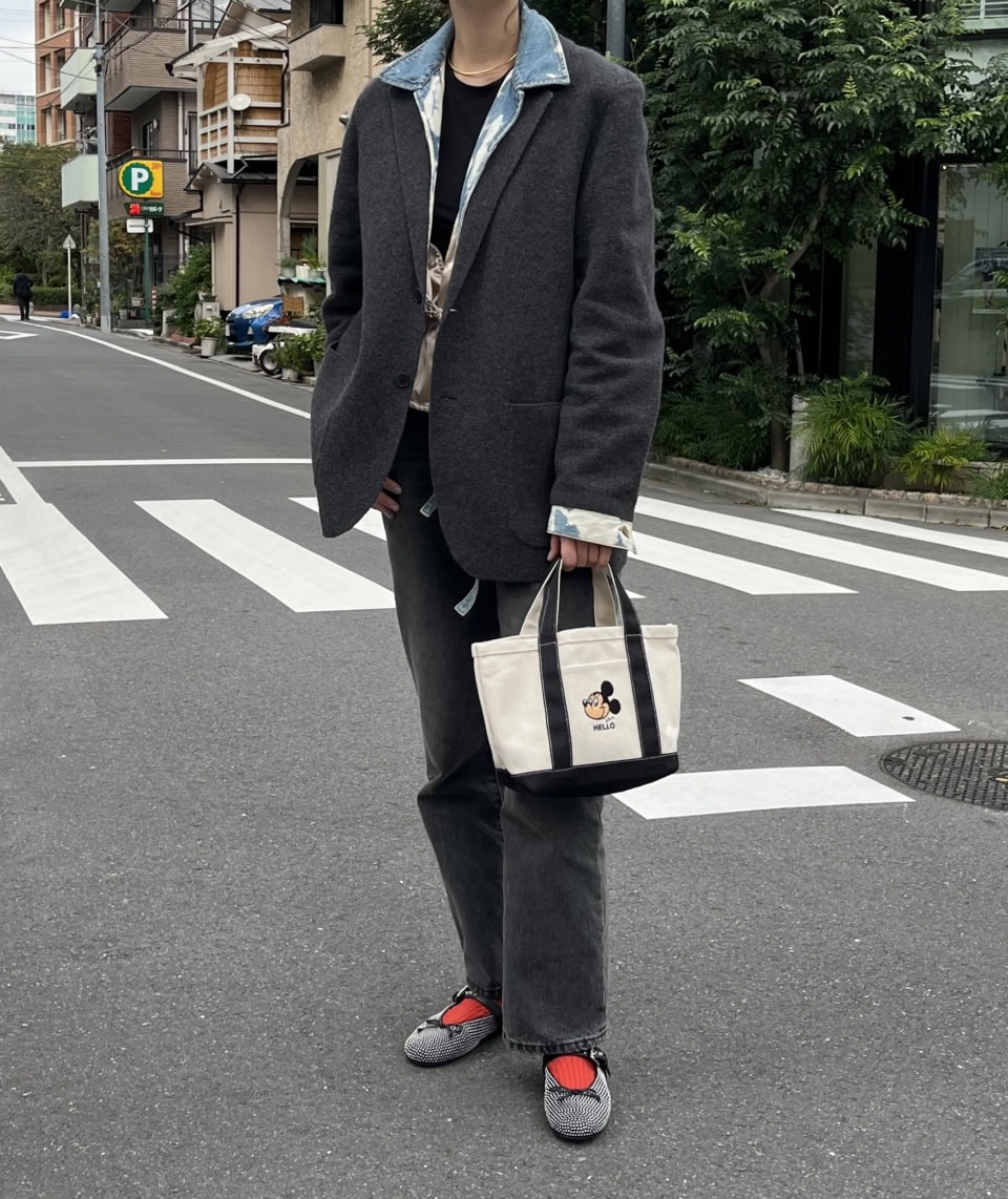 刺繍が超洒落ててサイズ感もちょうどいい【シンゾーン×ミッキーマウス】トートが想像以上に優秀です