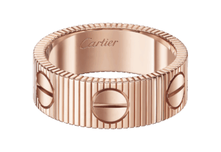 〈LOVE アンリミテッド〉リング［ピンクゴールド］¥429,000