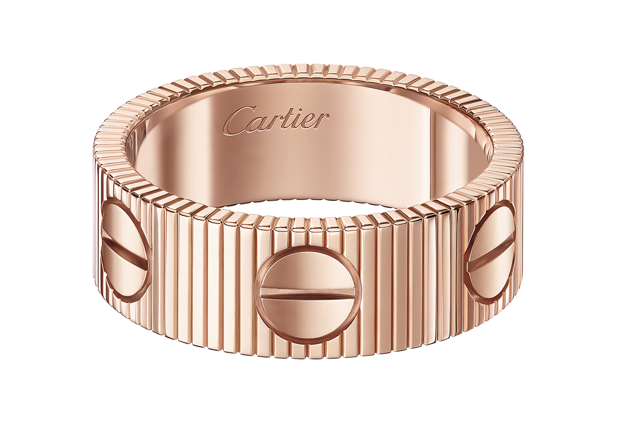 〈LOVE アンリミテッド〉リング［ピンクゴールド］¥429,000