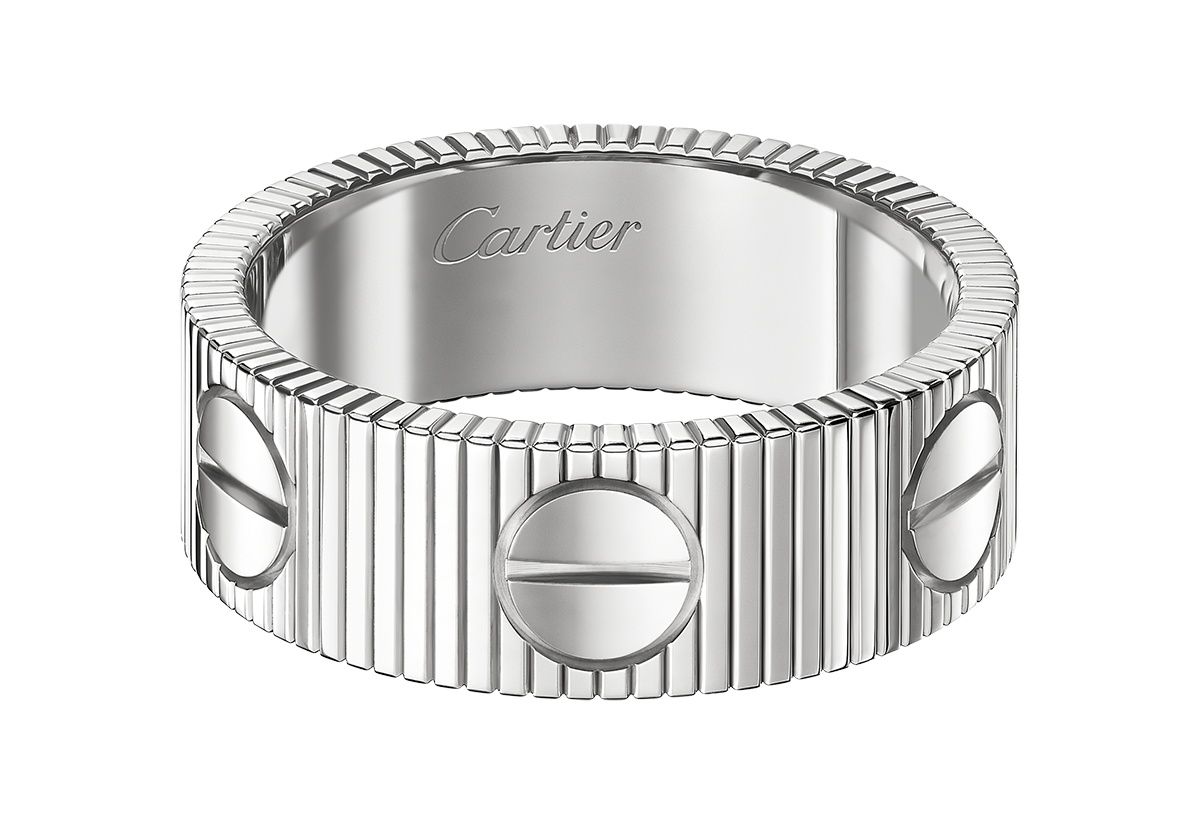 〈LOVE アンリミテッド〉リング［ホワイトゴールド］¥456,500