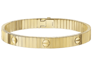 〈LOVE アンリミテッド〉ブレスレット［K18YG］¥1,491,600（カルティエ／カルティエ カスタマー サービスセンター）Antoine Pividori © Cartier