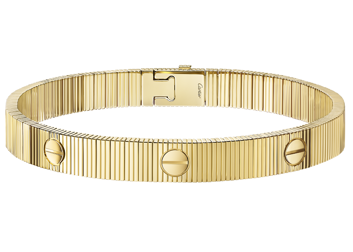 〈LOVE アンリミテッド〉ブレスレット［K18YG］¥1,491,600（カルティエ／カルティエ カスタマー サービスセンター）Antoine Pividori © Cartier