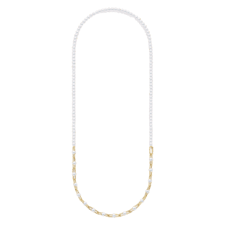 ネックレス〈ファイン リンク〉［18Kイエローゴールド×あこや真珠］ ¥4,070,000（TASAKI）
