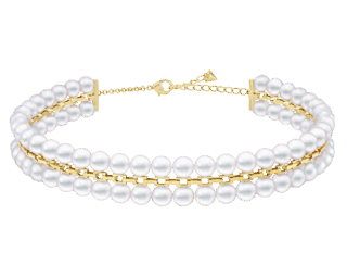 チョーカー〈シークエンス〉［18Kイエローゴールド×あこや真珠］¥6,600,000（TASAKI）