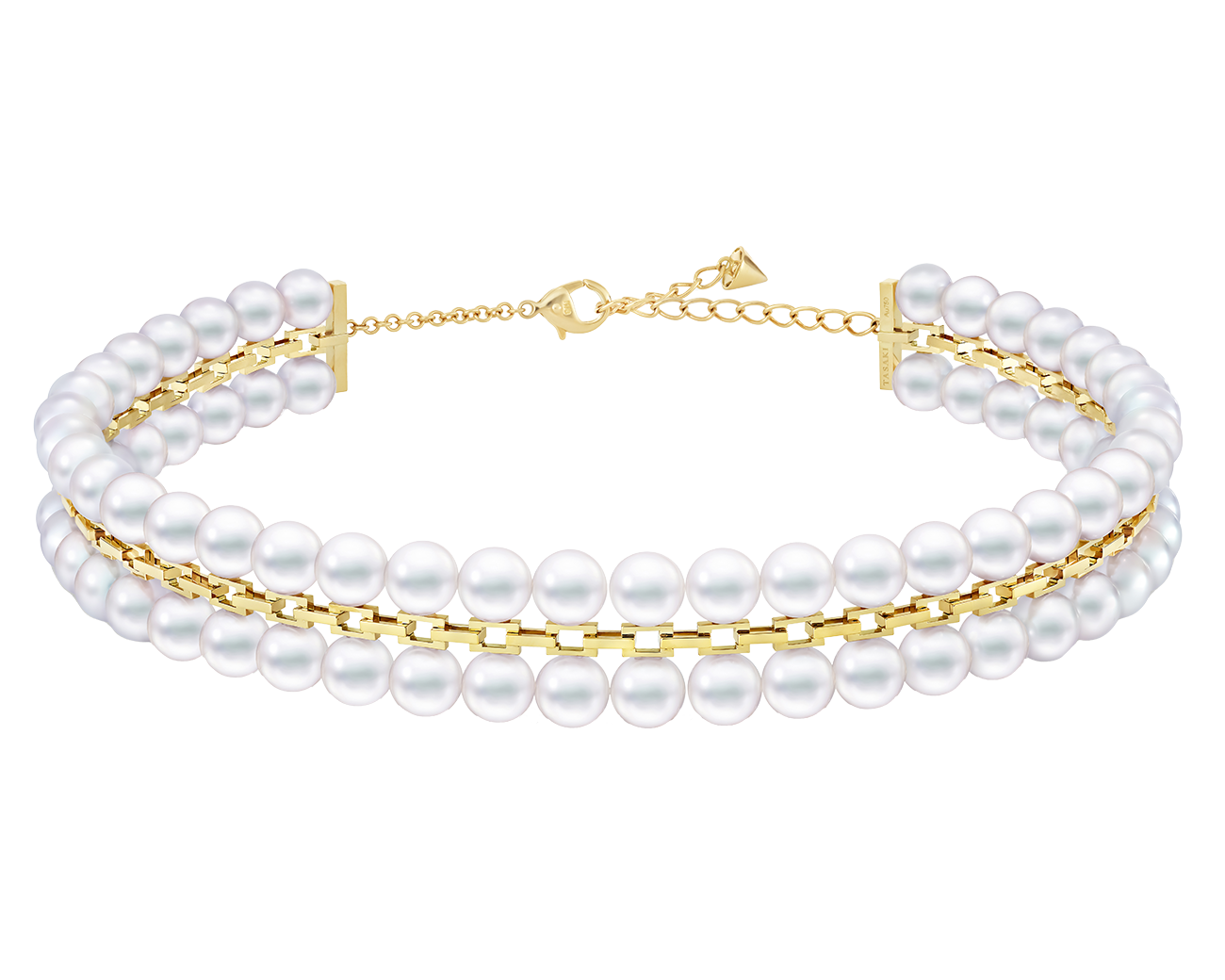 チョーカー〈シークエンス〉［18Kイエローゴールド×あこや真珠］¥6,600,000（TASAKI）