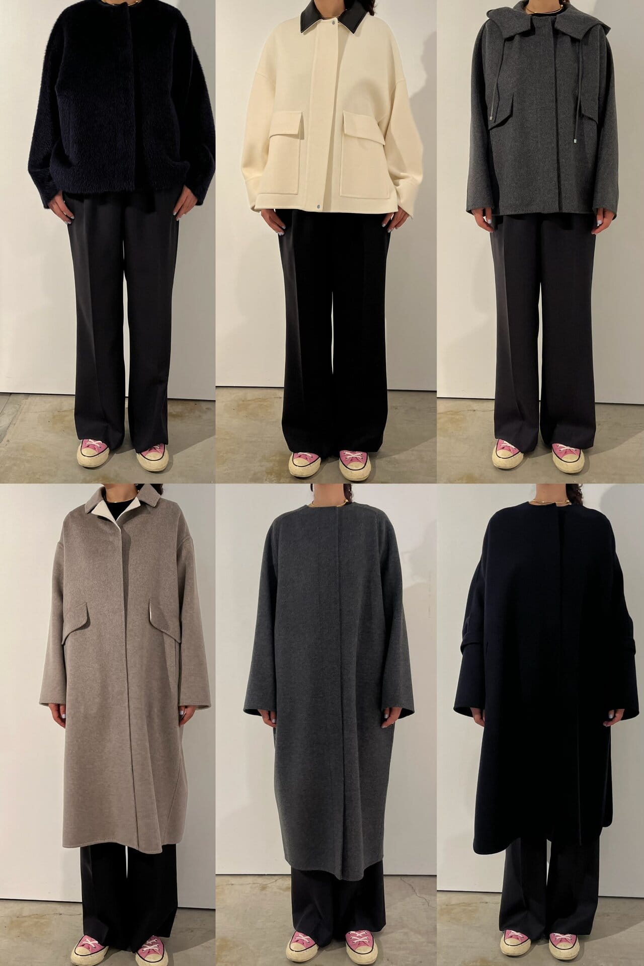 極美品☆ebure☆雑誌掲載☆ヘビーメルトン 上質 果実色コート 美品