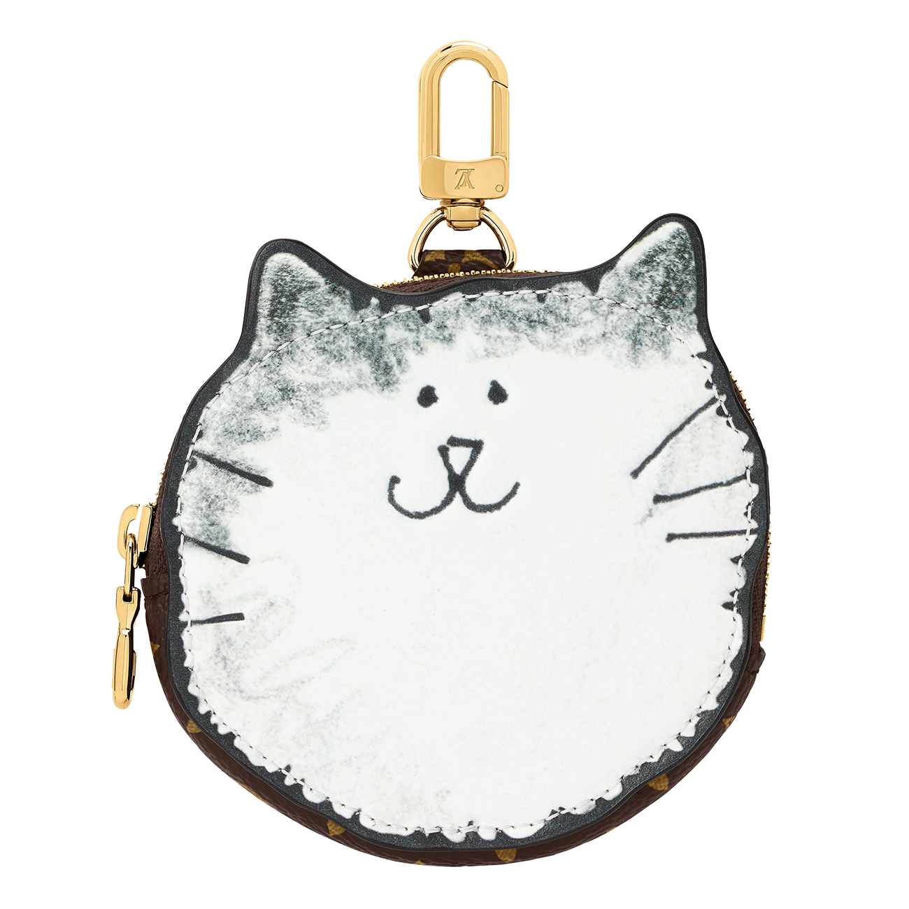 キティ コインパース〈Louis Vuitton Travels With Grace Coddington〉［H9.5×W9.5×D1.5㎝］¥126,500（ルイ・ヴィトン／ルイ・ヴィトン クライアントサービス）