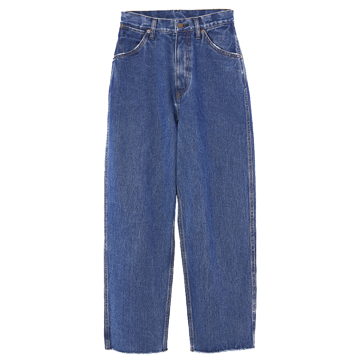 デニムパンツ¥27,500（ウエストオーバーオールズ※RHC ロンハーマン別注／RHC ロンハーマン）