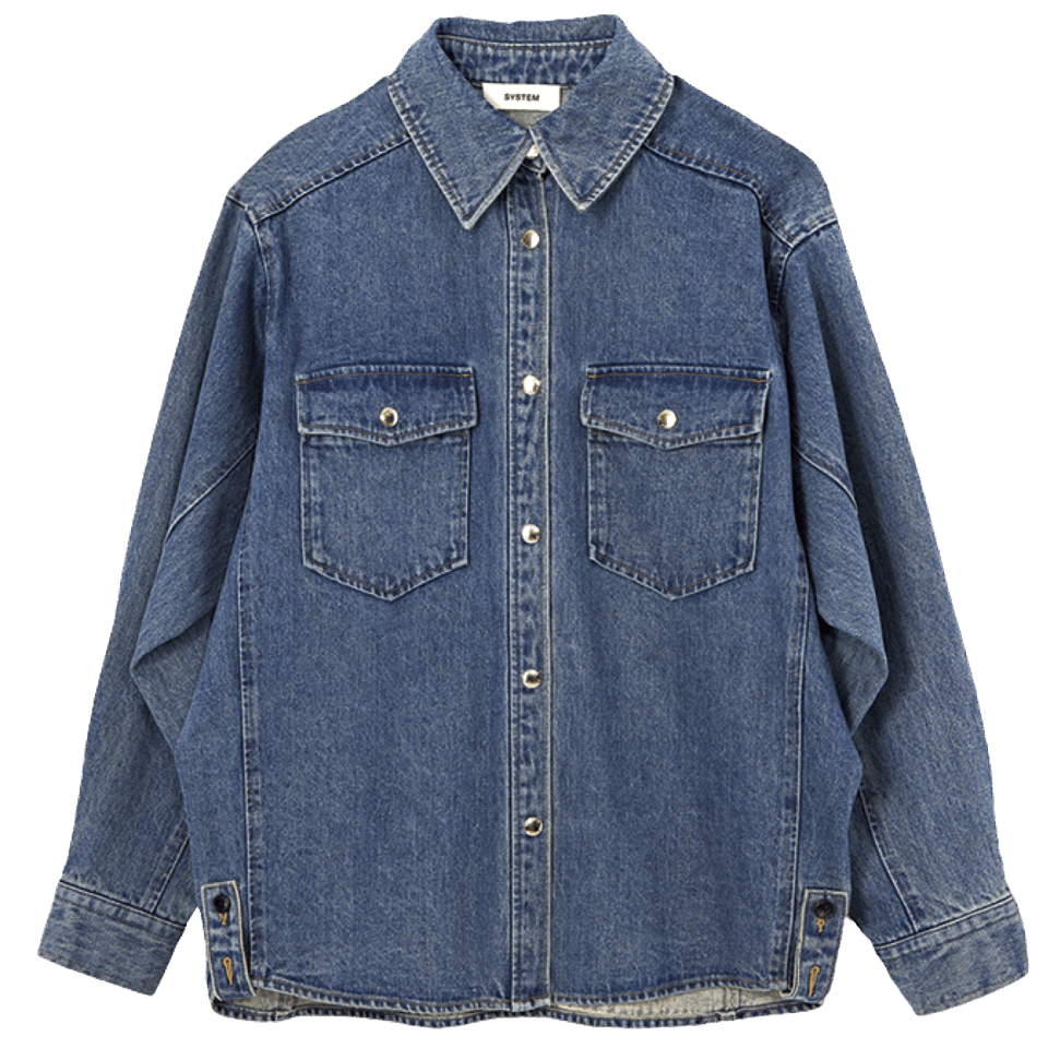 デニムシャツ¥49,500(システム フォー ユナイテッドアローズ/ユナイテッドアローズ 六本木ヒルズ店)