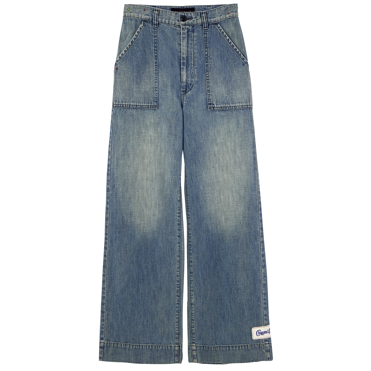 デニムパンツ¥70,400（マディソンブルー）