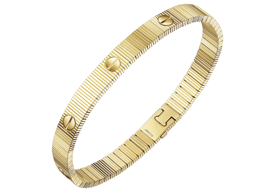 〈LOVE アンリミテッド〉ブレスレット［K18YG］¥1,491,600（カルティエ／カルティエ カスタマー サービスセンター）Antoine Pividori © Cartier