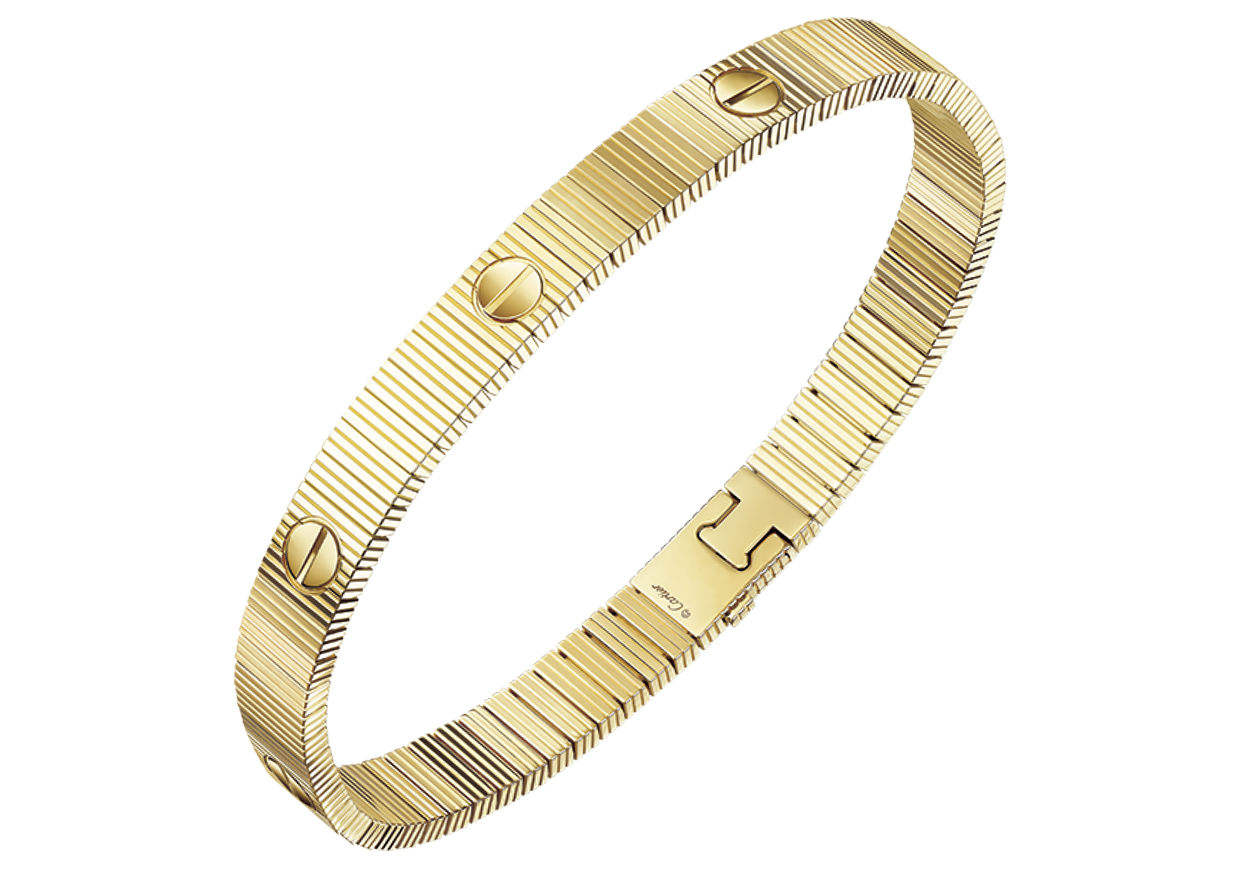 〈LOVE アンリミテッド〉ブレスレット［K18YG］¥1,491,600（カルティエ／カルティエ カスタマー サービスセンター）Antoine Pividori © Cartier