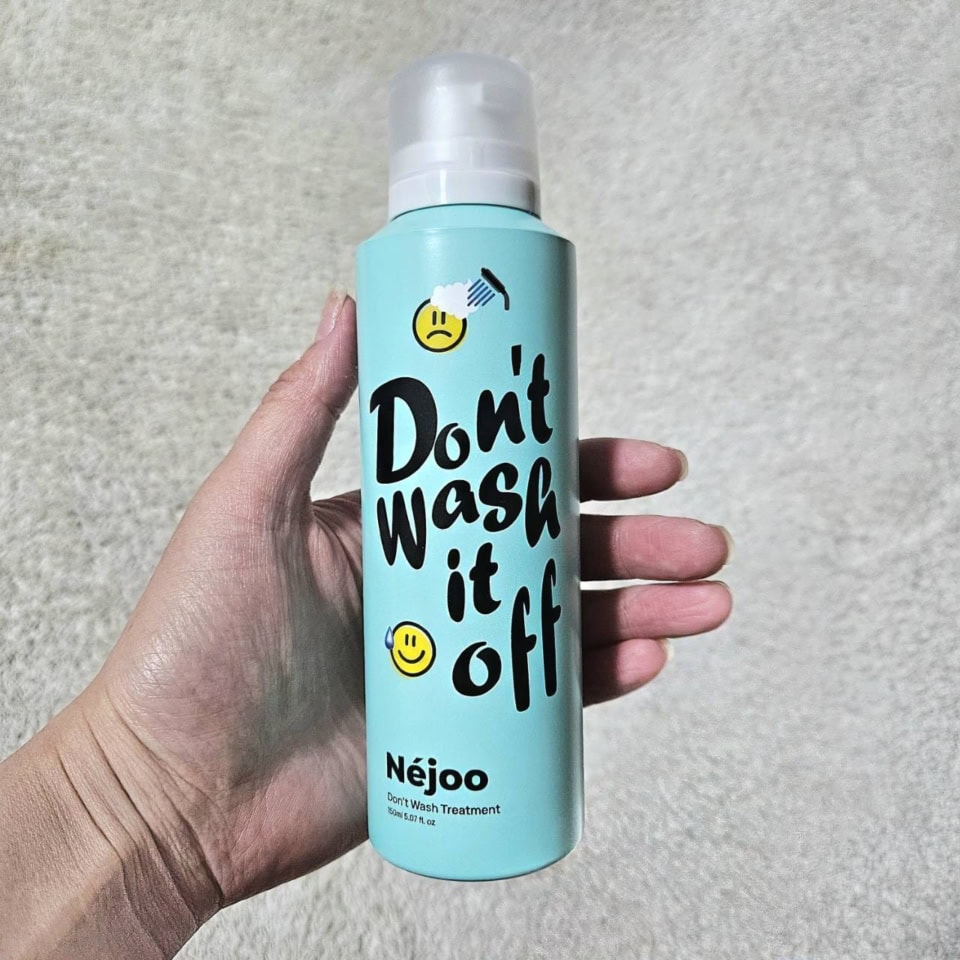 【Néjoo】さあ、お風呂から出て半乾きの髪にこちらの泡を塗布しますよ。