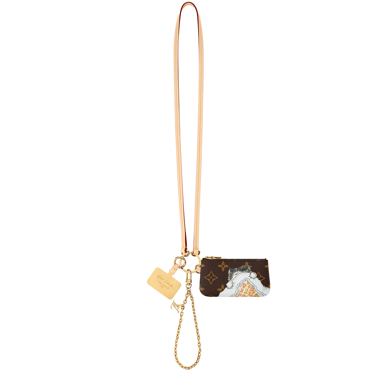 フォン ホルダー〈Louis Vuitton Travels With Grace Coddington〉［H6.5×W12×D1㎝］¥137,500（ルイ・ヴィトン／ルイ・ヴィトン クライアントサービス）