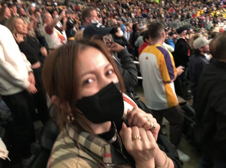 たまーにバスケの試合を観に行くこともあります。ゲームの展開が早いから、終わったあとは心地いい疲労感が。