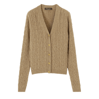 カーディガン¥488,400（ロロ・ピアーナ／ロロ・ピアーナ ジャパン）