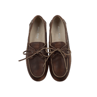 モカシン¥144,100※予定価格(ミュウミュウ/ミュウミュウ クライアントサービス)