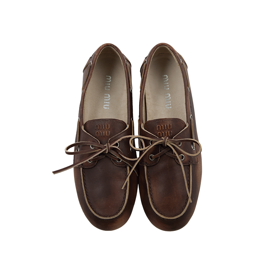 モカシン¥144,100※予定価格（ミュウミュウ／ミュウミュウ クライアントサービス）