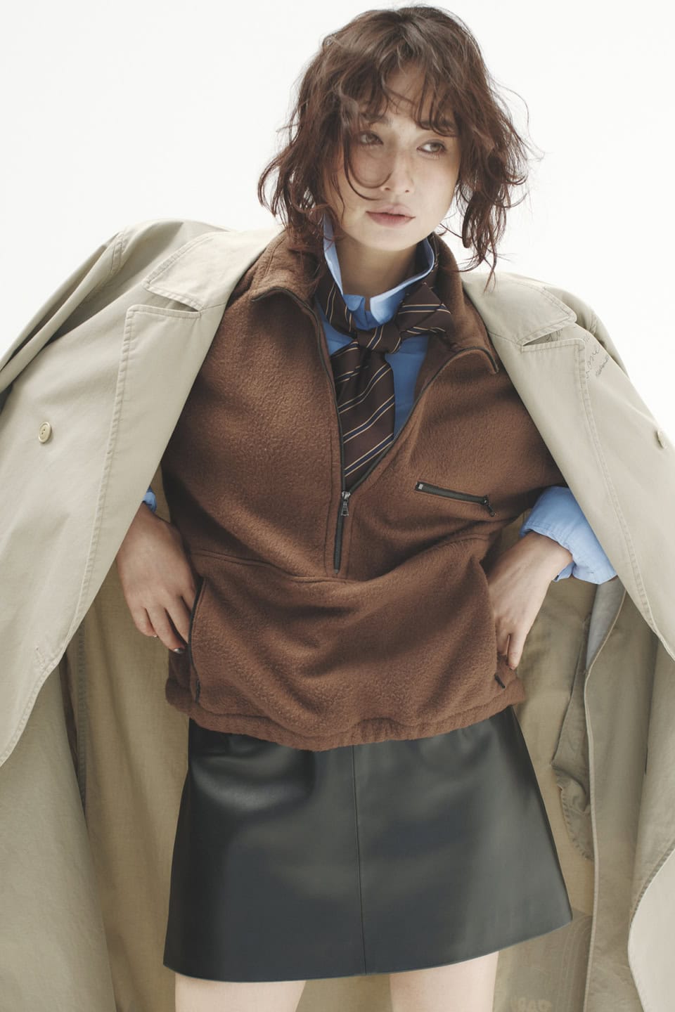 トレンドに急浮上！40代の【フリーストップス】はアウトドア見えしないキレイめを選んで！