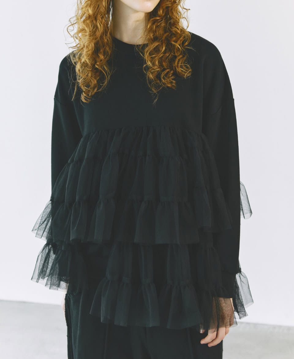 Tulle Hem Sweat￥18,700