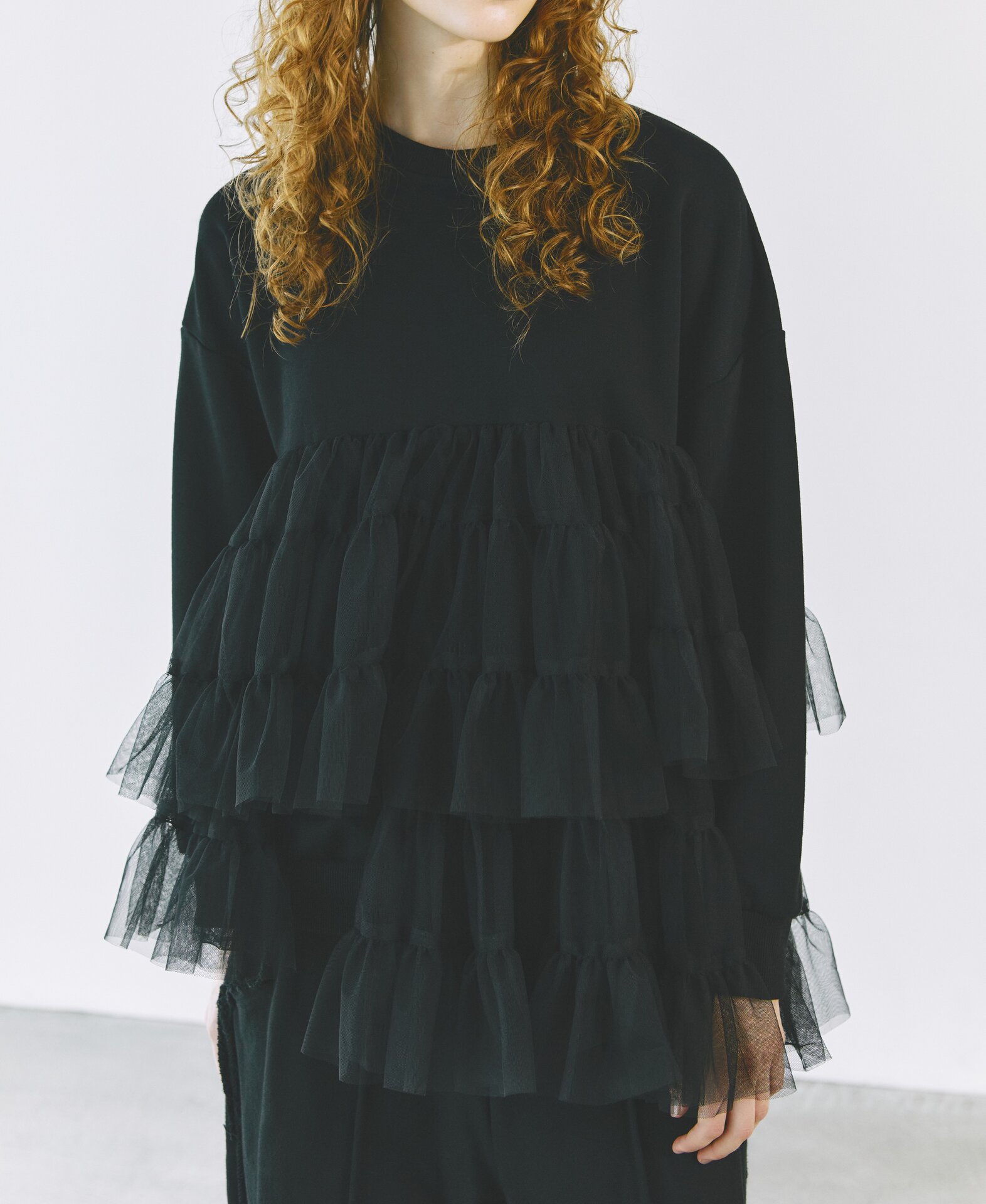 Tulle Hem Sweat￥18,700