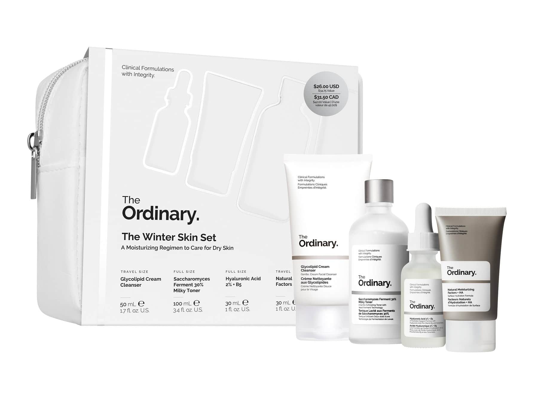 オーディナリー ウィンター スキン セット ￥4,950※2025年12月5日限定発売