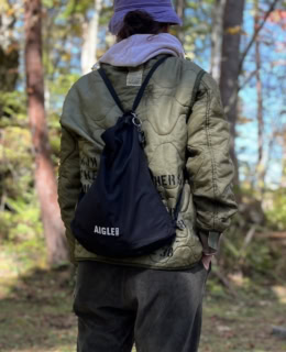 【エーグル】の2WAYナップサックは、ハイキングの相棒にも最適でした!