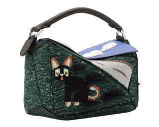 バッグ〈フューチャリスト キャット パズル スモール〉［H16.5×W24×D10.5㎝］¥649,000※伊勢丹新宿店でのポップアップにて先行発売（ロエベ／ロエベ ジャパン クライアントサービス）