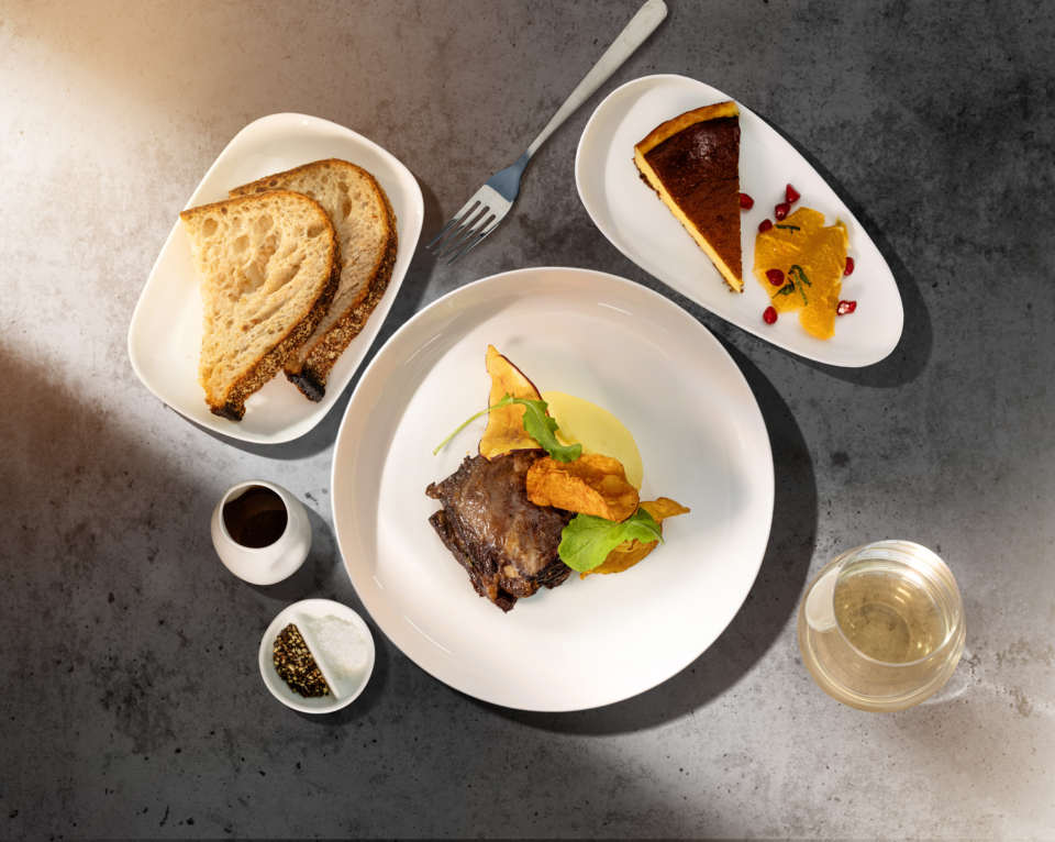 ニュージーランドの旬の食材を使ったお食事