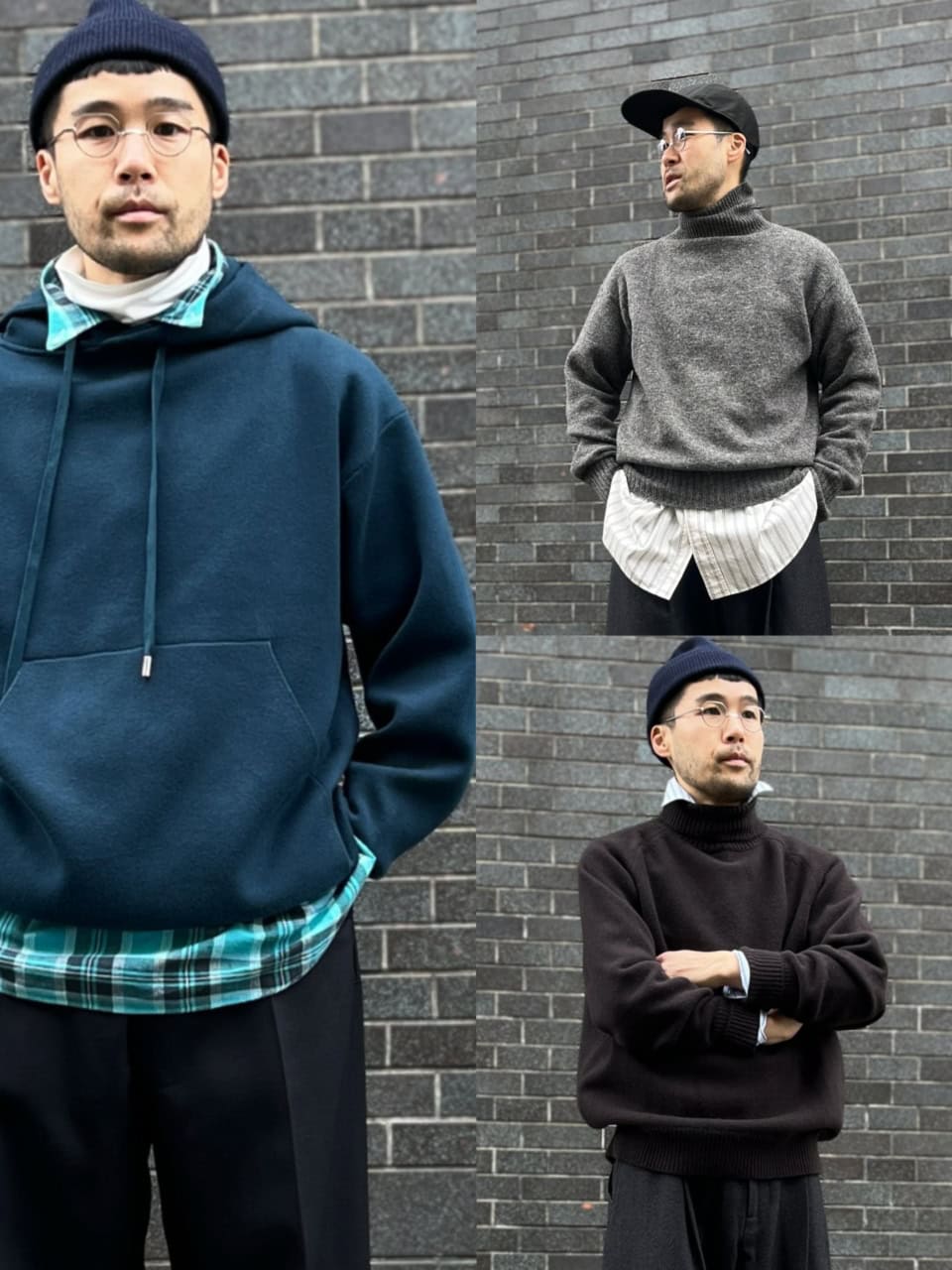 スエット、タートルネックニット限定！本当におしゃれな人が実践してる【冬のシャツ重ね着テク】3選