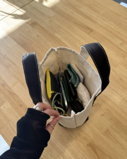 まだまだ余裕！きれいにすっぽり収まります。