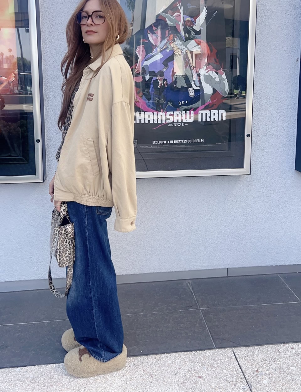 リーバイスのこのデニムはボーイッシュで華奢に見えるのがいい。気に入るとそればかりはいてしまいます。